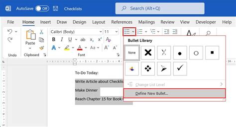 Cómo crear una lista de verificación en Microsoft Word Noticias Movil