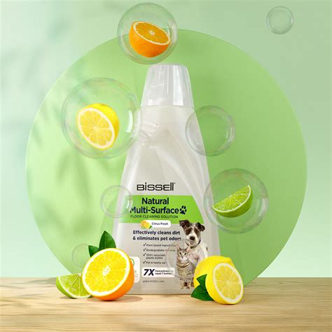 Natural Multi Surface Pet Floor Cleaning Solution 1l Bissell Thailand