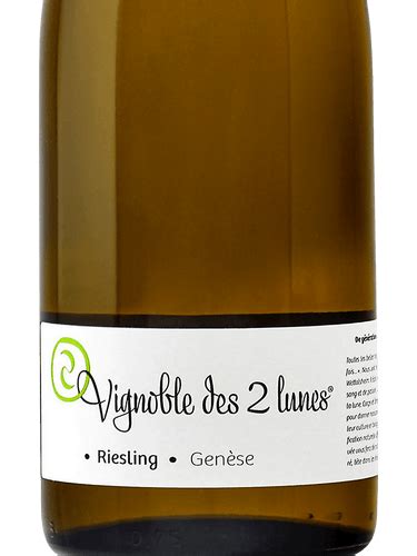 Vignoble des 2 Lunes Genèse Riesling Vivino