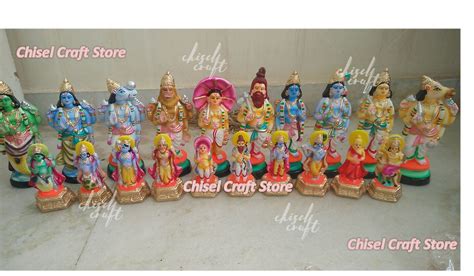 Dasavatharam Clay Small Size Myhome