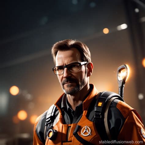 Gordon Freeman Crowbar Wallpaper | Stable Diffusion Online