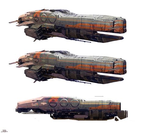 ArtStation - Halo 4 - spaceship concepts