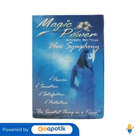 Magic Power Blue Symphony Antiseptic Wet Tissue Pack Kegunaan Efek