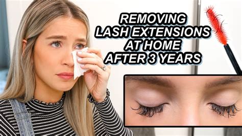 How To Take Off Lash Extensions At Home How To Safely Remove Eyelash