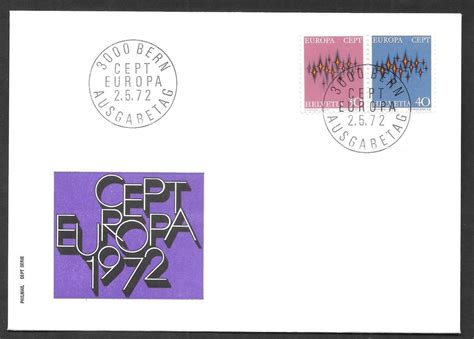 FDC Serie 509 510 Europamarken ET 2 5 1972 schön illustriert Kaufen