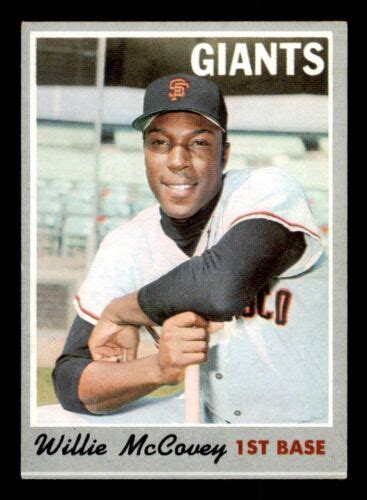 Topps Baseball Willie Mccovey Vg Ex D Ebay