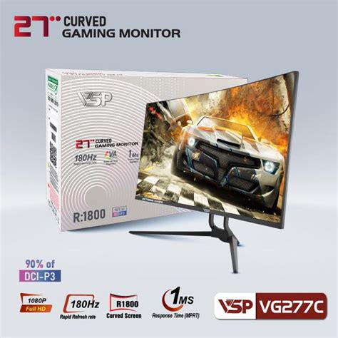 Màn hình máy tính LCD Cong VSP VG277C 27 inch Full HD Tấm nền VA 180