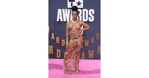 Jess Hilarious At The Bet Awards Naked Dress Trend At The