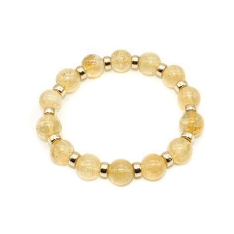 Natural Citrine And Ct Gold Bracelet For Women Ommo London