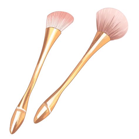 Brocha De Maquillaje Png Dibujos Brocha De Maquillaje Png Dibujos Dorado Cosmético Png Y Psd