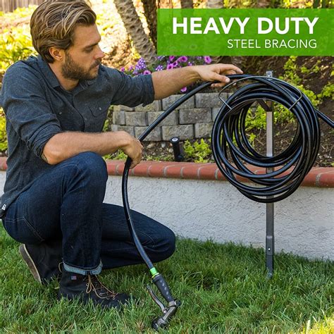 Yard Butler Free Standing Garden Hose Hanger Heavy Duty Post