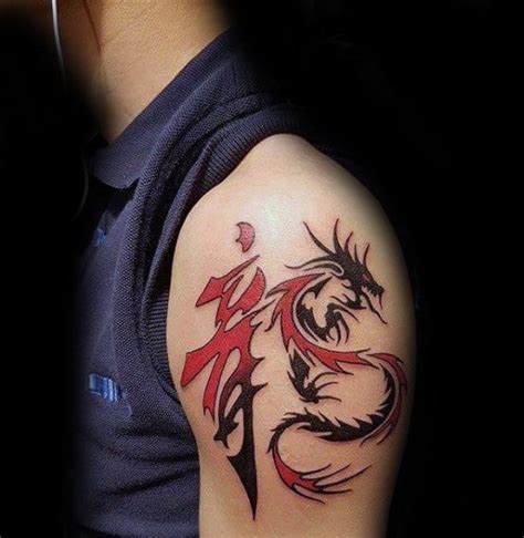 Chinese Dragon Symbol Tattoo