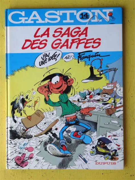 BD GASTON LAGAFFE N14 Saga Des Gaffes EO 1982 Franquin TTBETAT W4GC11