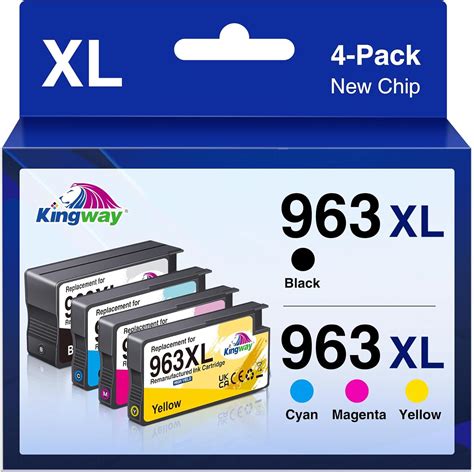 KINGWAY 963XL Ink Cartridges Multipack Remanufactured For HP 963 963XL