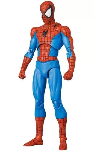 Boneco Spider man Classic Mafex 185 Marvel Aranha Original Frete grátis