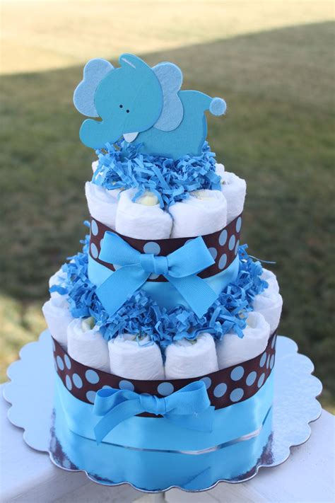 Animal Themed Diaper Cake 2 Tier 2800 Via Etsy Diaper Cake