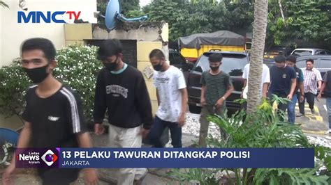 Polisi Bekuk Pelaku Tawuran Demi Konten Di Penjaringan Jakarta Utara