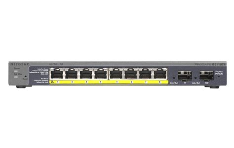 NetGear GS110TP 200NAS ProSAFE 10 Port Gigabit PoE Smart Managed Switch