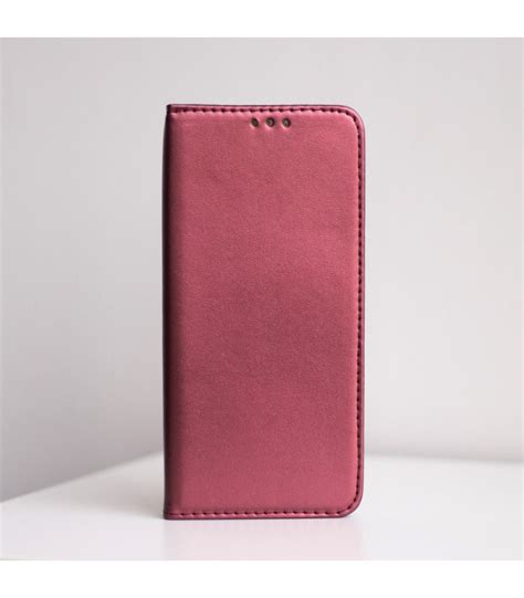 Smart Magnetic dėklas for Xiaomi Redmi 13c 4G burgundy