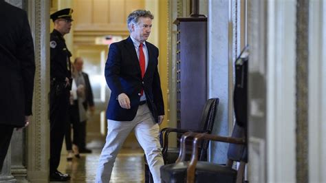 Rand Paul Reads Alleged Name Of Ukraine Whistleblower On Senate Floor