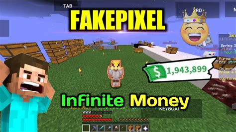 Infinite Money In Fakepixel Skyblock 😍 How To Play Fake Pixel In