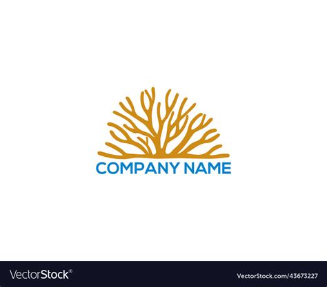 Sea Moss Logo Design Beautiful Algae Royalty Free Vector