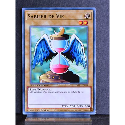 Carte Yu Gi Oh Sgx Fri Sablier De Vie Neuf Fr Clicandsell