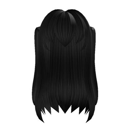 Black Anime Hair W Bangs S Code Price Rblxtrade