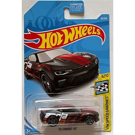 Hot Wheels HW Speed Graphics Camaro SS Black A Shopee Philippines