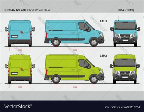 Nissan Nv400 Cargo Delivery Van Short Wheel Base L1h1 And L1h2 2014