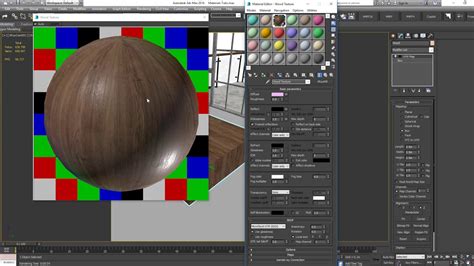 Ds Max Vray Wood Material Maped Reflect No Plugin Tutorial Youtube