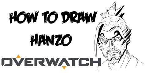 How To Draw Hanzo Overwatch Halloween Edition Youtube