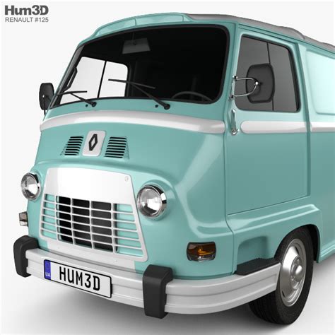 Renault Estafette Panel Van 1976 3D Model Vehicles On Hum3D