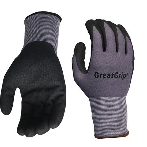 Gauge Sandy Nitrile Automotive Assembly Safety Work Gloves Anti Slip