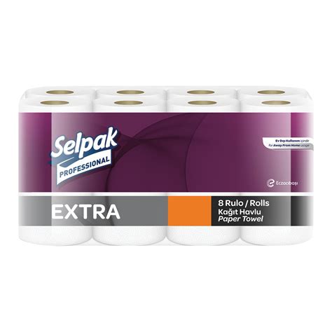 Selpak Professional Extra Rulo Kağıt Havlu 8 li Paket Fiyatı