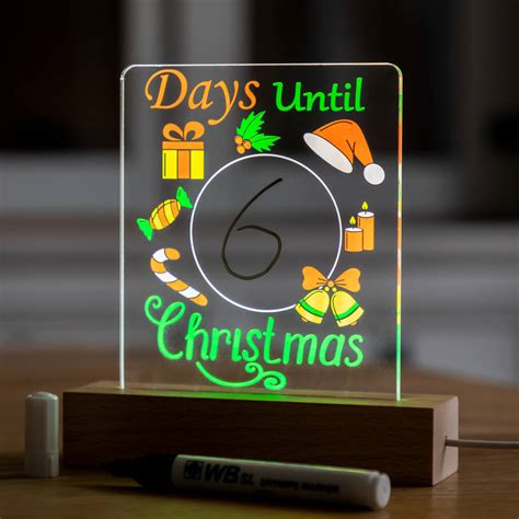 Christmas Countdown Light Decoration By Mirrorin