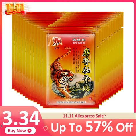 56 64 72 80Pcs Red Tiger Balm Arthritis Analgesic Patch Muscle Joint