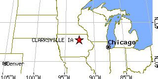 Clarksville, Iowa (IA) ~ population data, races, housing & economy