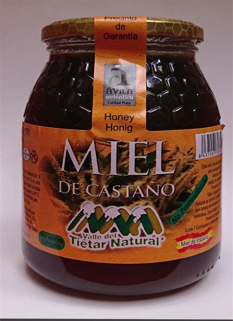 Miel de Castaño 1000 gr Valle del Tiétar Natural