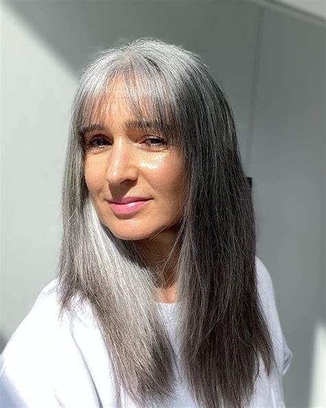 40 Amazing Long Gray Hair Styles To Embrace Your Beauty Grey Hair With