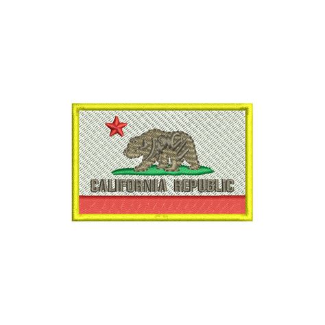 California State Flag | City/State Digitized Embroidery Design | e4Hats ...