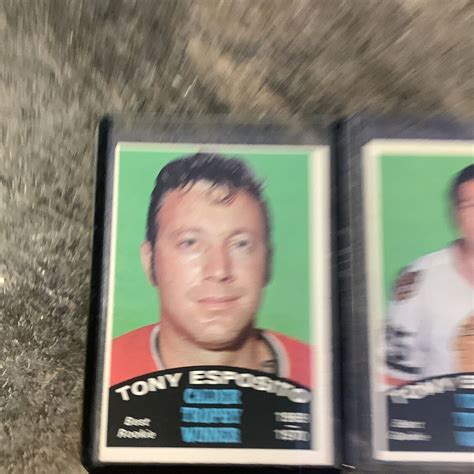 1970 71 O Pee Chee Tony Esposito Calder Vezina Hockey Card Lot EBay