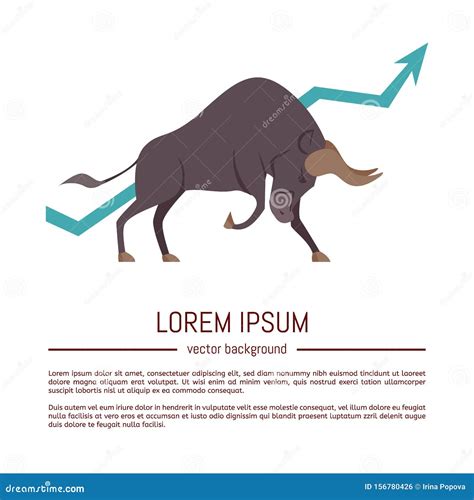 Bullish Market Bull And Green Arrow The Chart And The Indicator Show