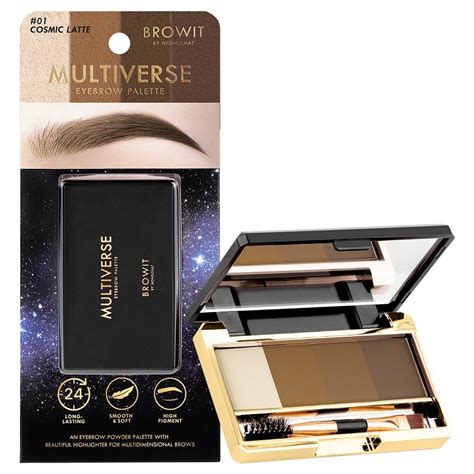 มัลติเวิร์สอายบราวพาเลท 1g X 4สี Browit พาเลทเขียนคิ้วชนิดฝุ่น แบบ 4 In 1 Th