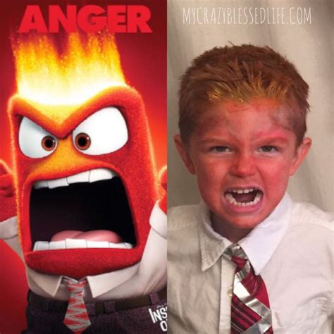 Inside Out Anger Costume DIY And Makeup Tips And Ideas Halloween Diy