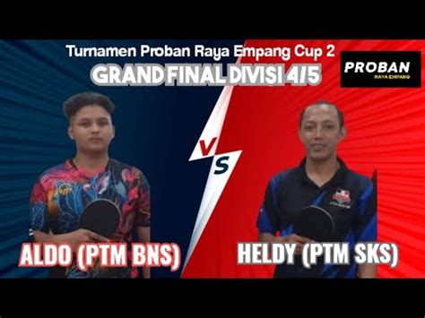 Grand Final Div Turnamen Proban Raya Empang Cup Aldo Ptm Bns