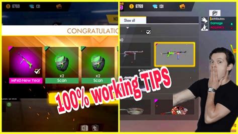 Free Fire Permanent Gun Skins Tips And Trick 100 Working Tips I