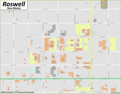 Roswell Map | New Mexico, U.S. | Discover Roswell with Detailed Maps