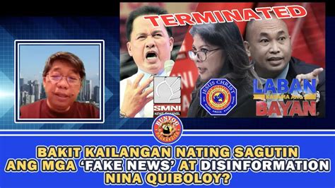 BAKIT KAILANGANG NATING SAGUTIN ANG MGA FAKE NEWS AT DISINFORMATION