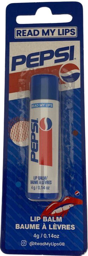 Lip Balm Pepsi Lippenbalsem Cola Smaak Read My Lips